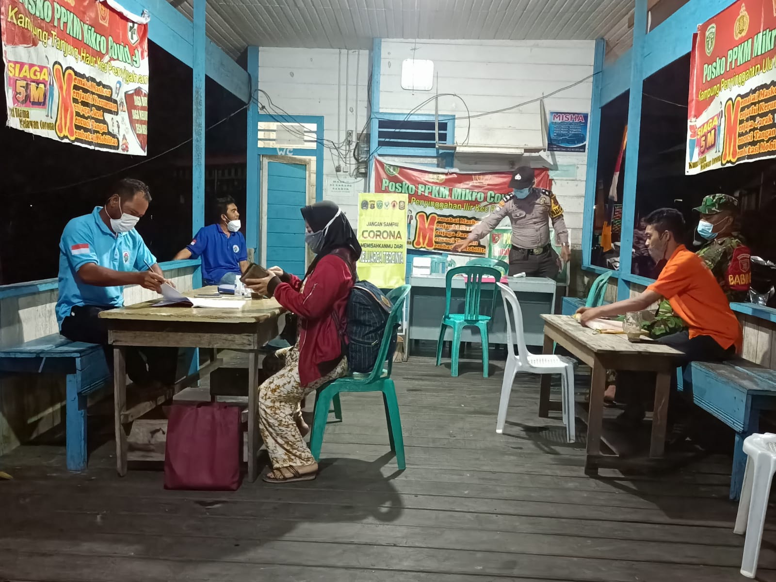 Penyinggahan Sudah Jadi Zona Hijau Covid-19, Camat Minta Para Petinggi Jangan Terlena Status Zona Hijau